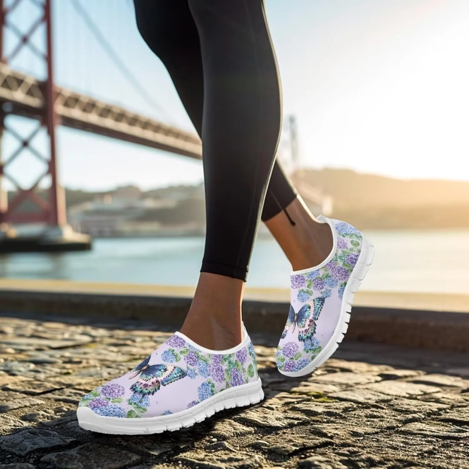 Women's Hummingbird Sneaker Comfortable Slip On Loafers Business Casual Work Shoes Leisure Driving Shoes