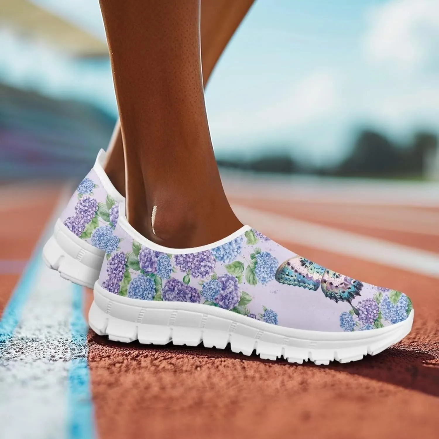 Women's Hummingbird Sneaker Comfortable Slip On Loafers Business Casual Work Shoes Leisure Driving Shoes