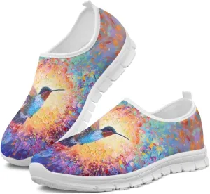 Women's Hummingbird Sneaker Comfortable Slip On Loafers Business Casual Work Shoes Leisure Driving Shoes